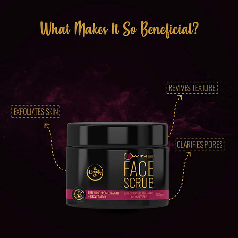 the beauty co D'Wine Face Scrub | Made In India